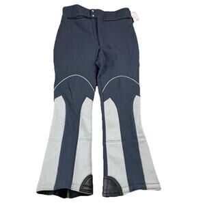Vintage Elviana Italian Ski Pants Women's 32 x 30 Stretch Soft-shell Grey Wool